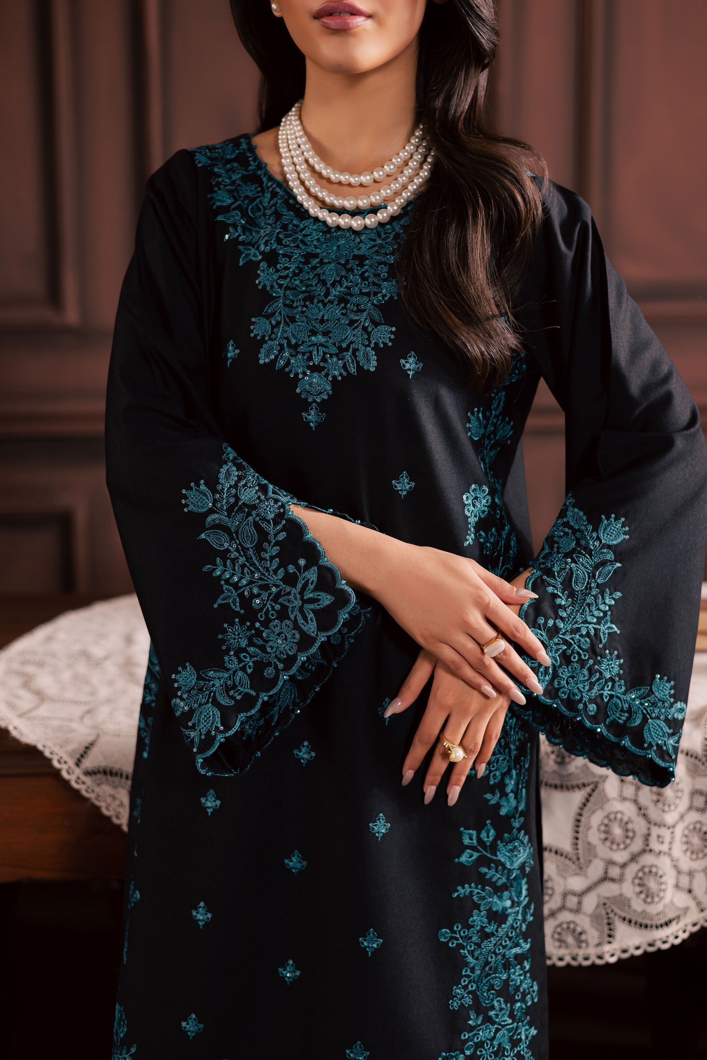 Best Selling - DREAMBOAT 2PC EMBROIDERED DRESS