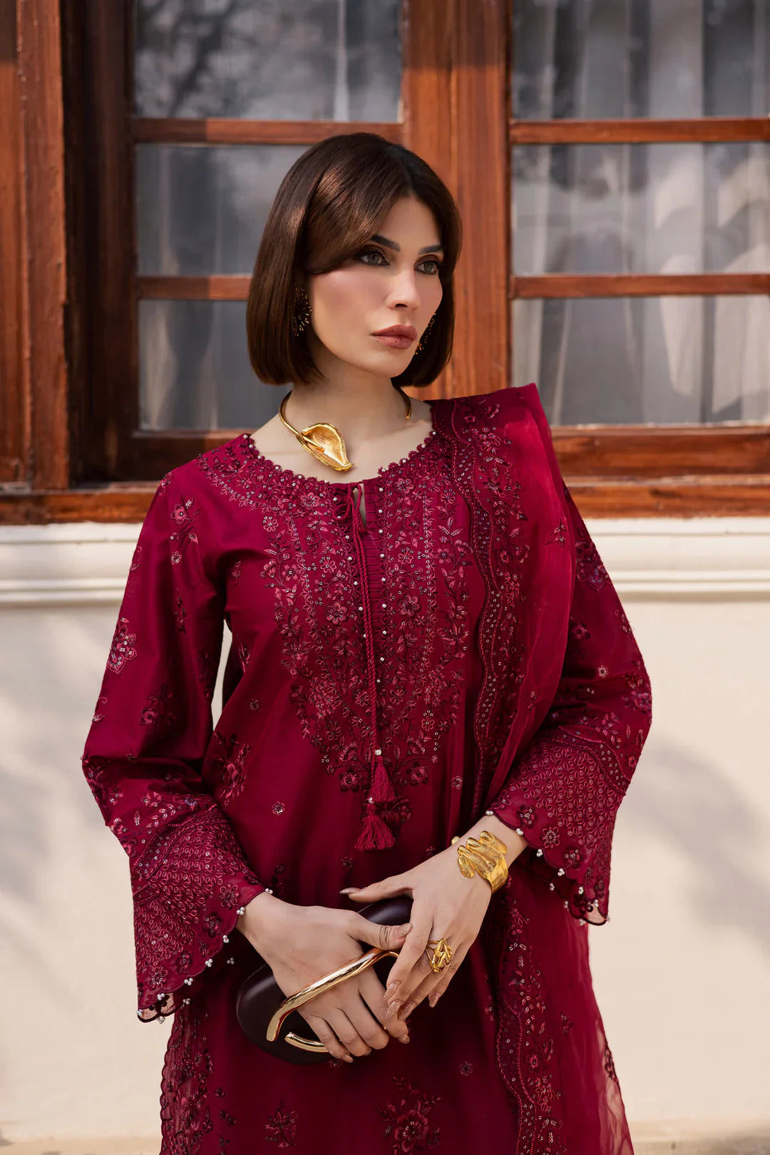 Best Selling - ECUADOR 3PC EMBROIDERED DRESS