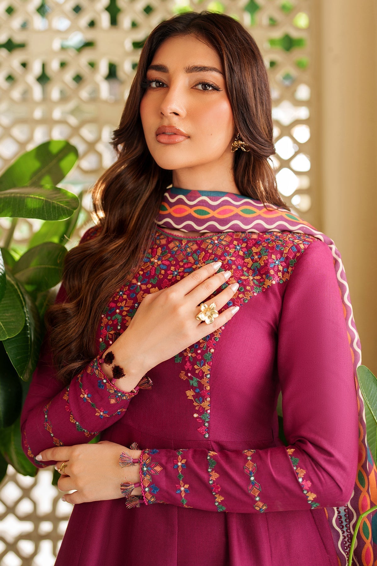 Best Selling - PINK PEARL 3PC EMBROIDERED DRESS