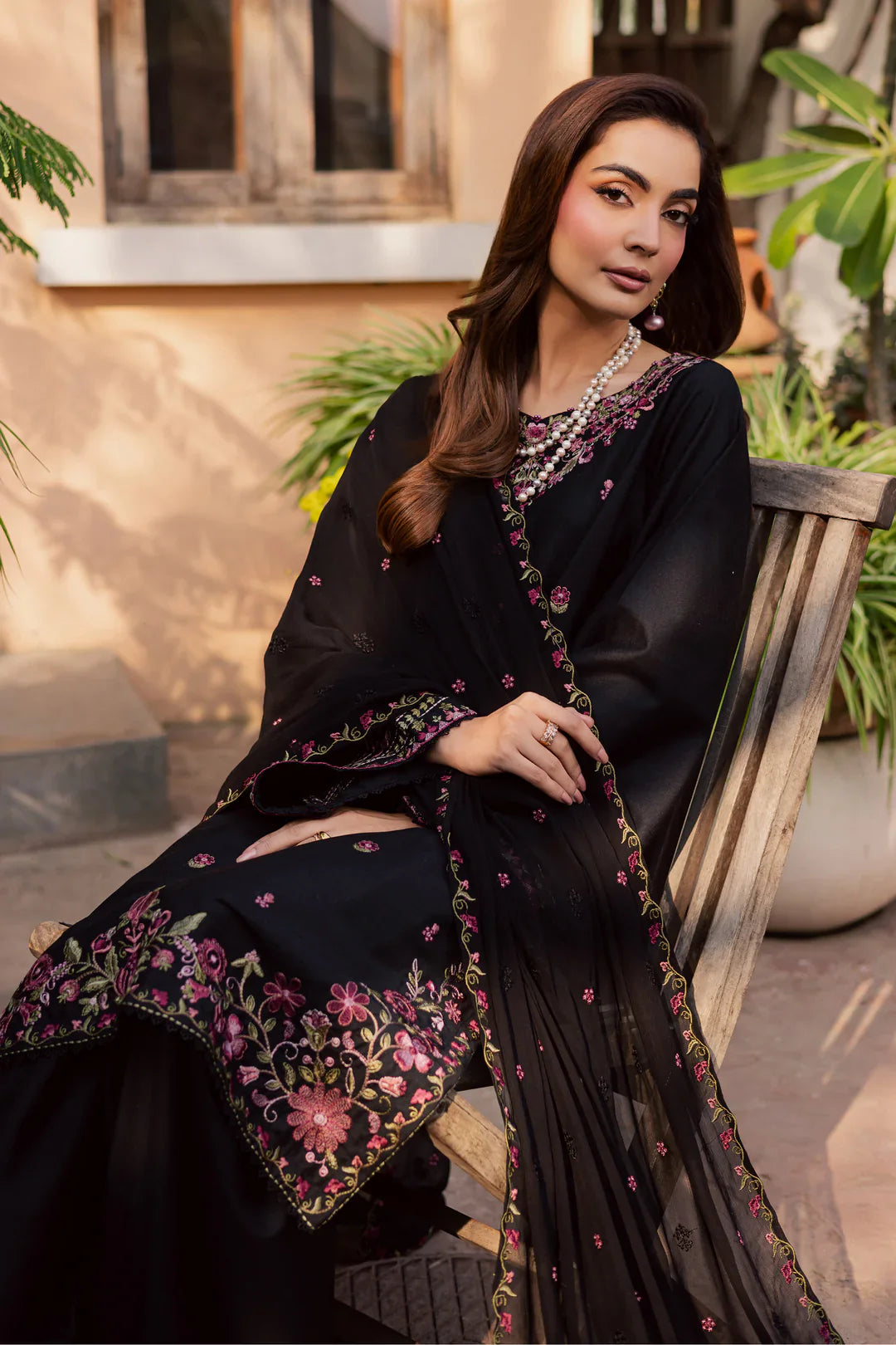 Best Selling - VAREHA 3PC EMBROIDERED DRESS