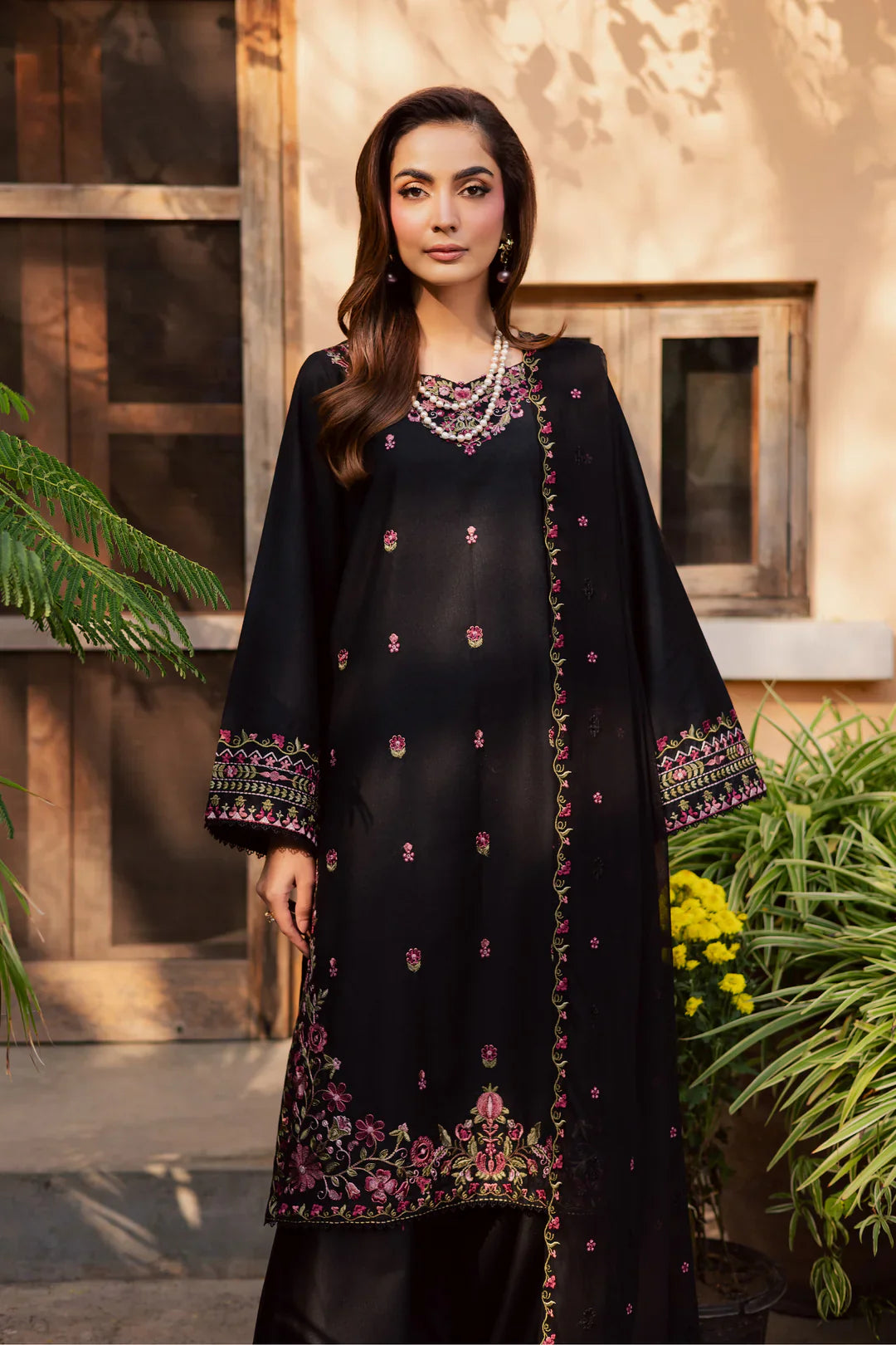 Best Selling - VAREHA 3PC EMBROIDERED DRESS