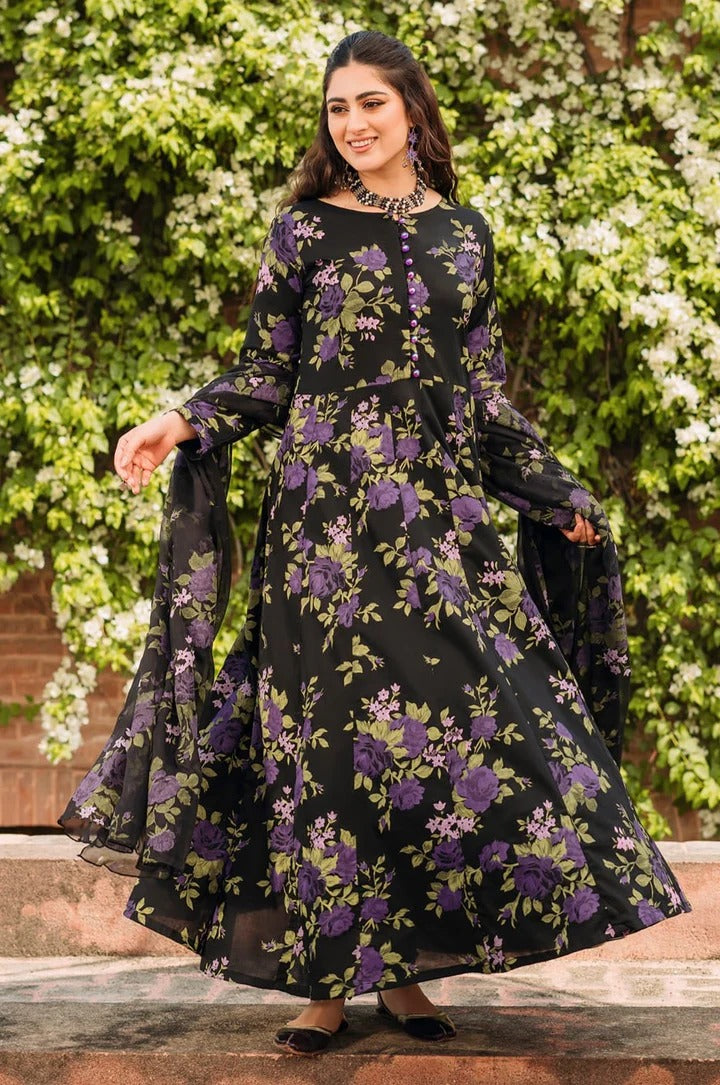 Shabnam 3 PC Printed Dress