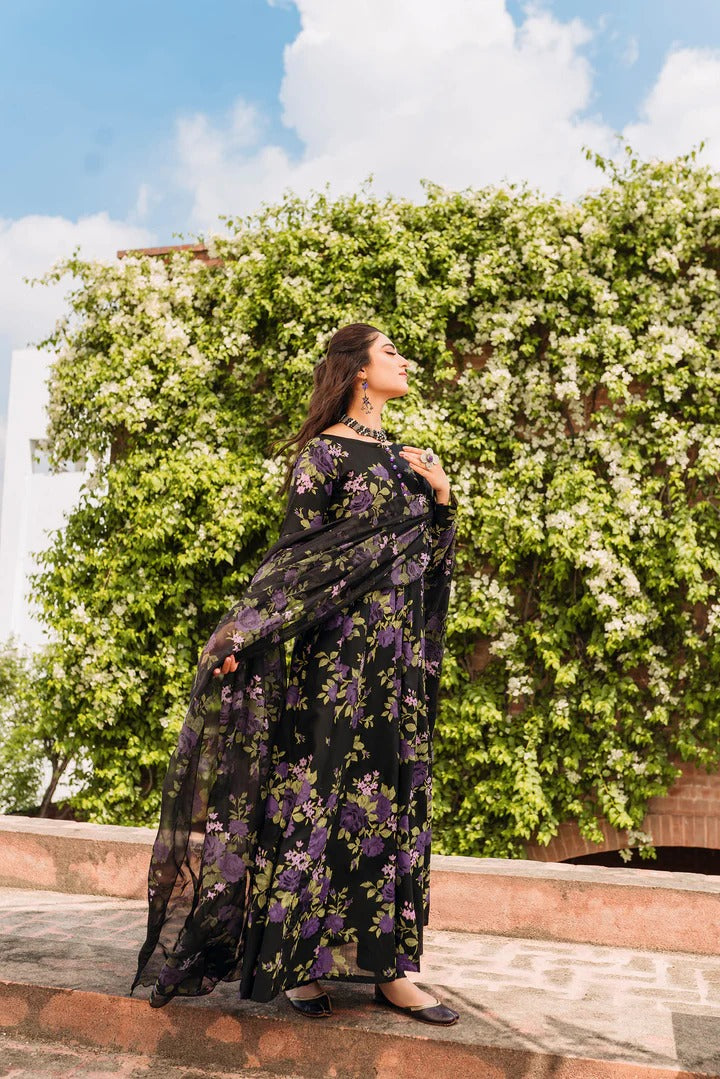 Shabnam 3 PC Printed Dress