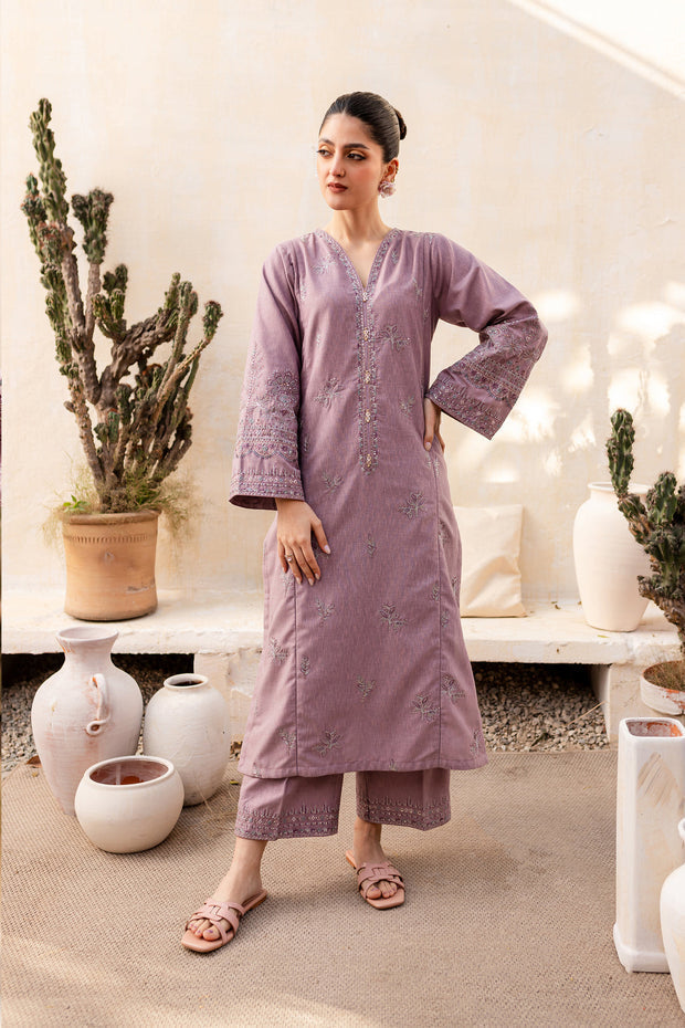 Faro 2Pc - Embroidered Dress