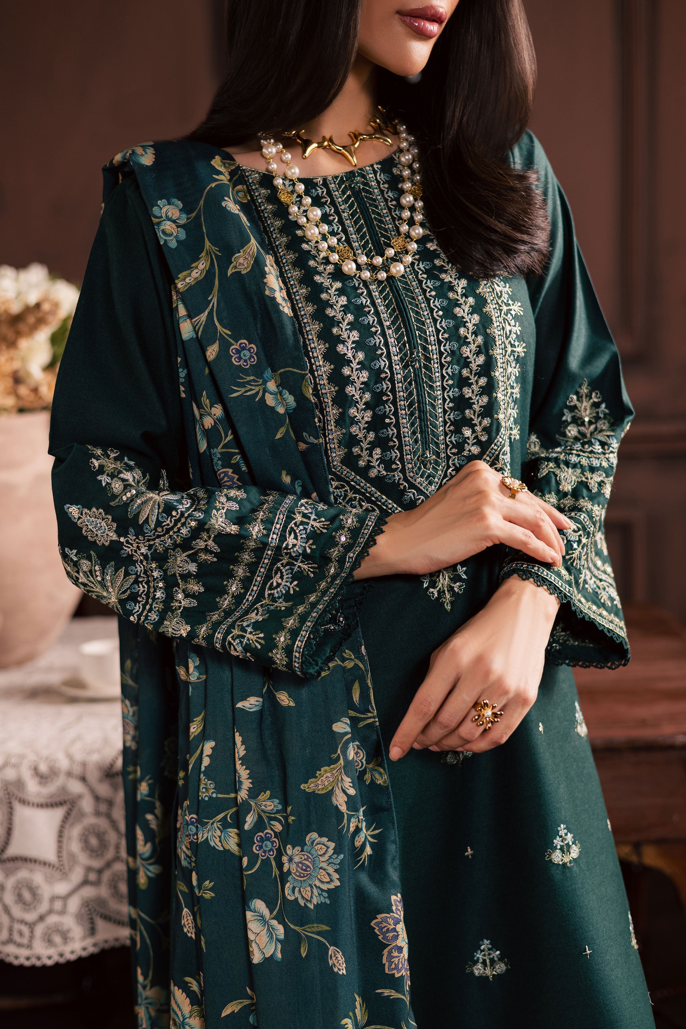 Queen Bee 3Pc Embroidered Dress