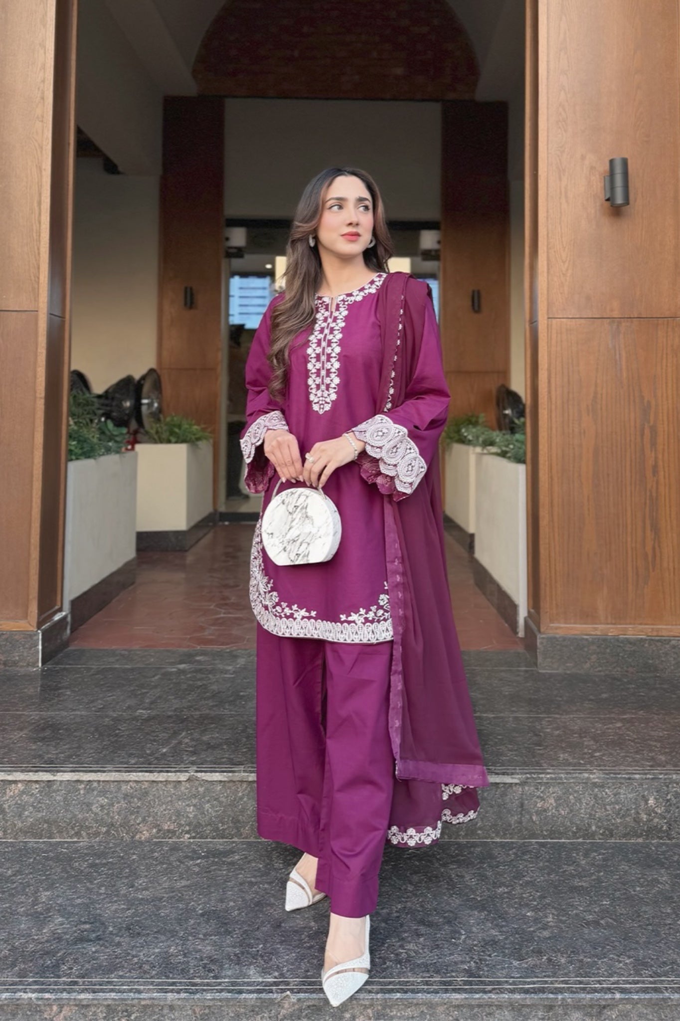 BEST SELLING - ERELIS 3PC EMBROIDERED DRESS