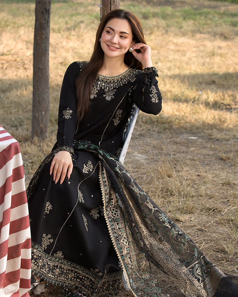 Best Selling - ALAYA 3PC EMBROIDERED DRESS
