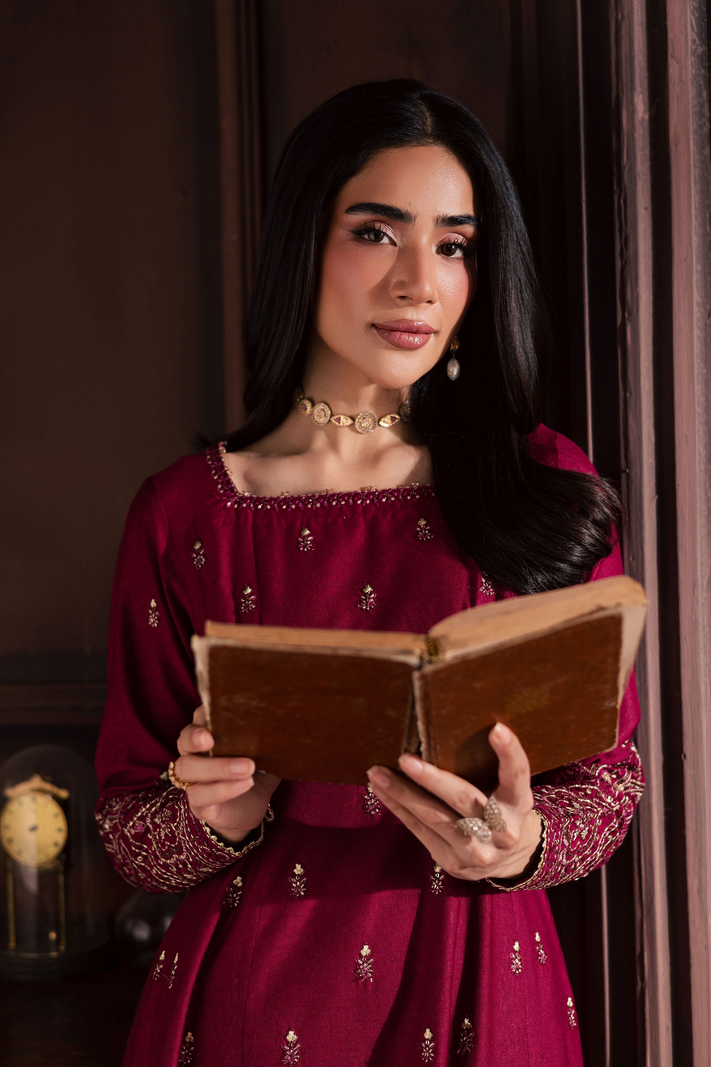 Baneen 2Pc- Embroidered Dress