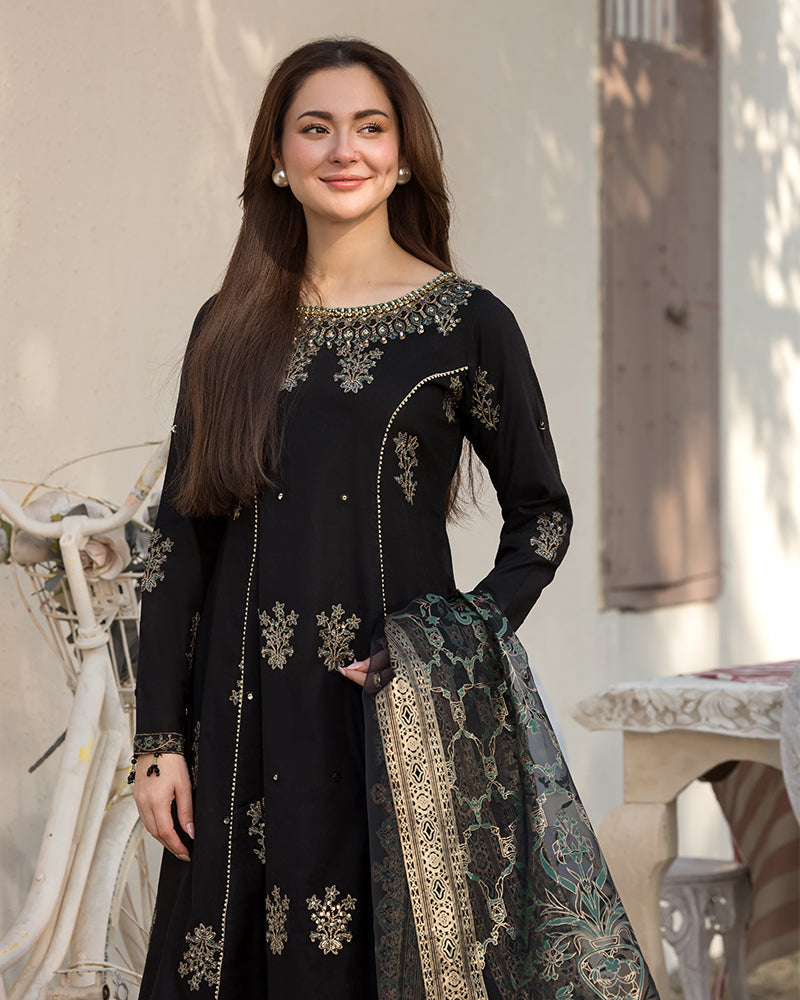Best Selling - ALAYA 3PC EMBROIDERED DRESS
