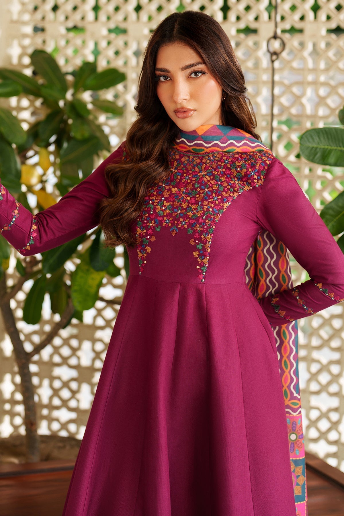 Best Selling - PINK PEARL 3PC EMBROIDERED DRESS