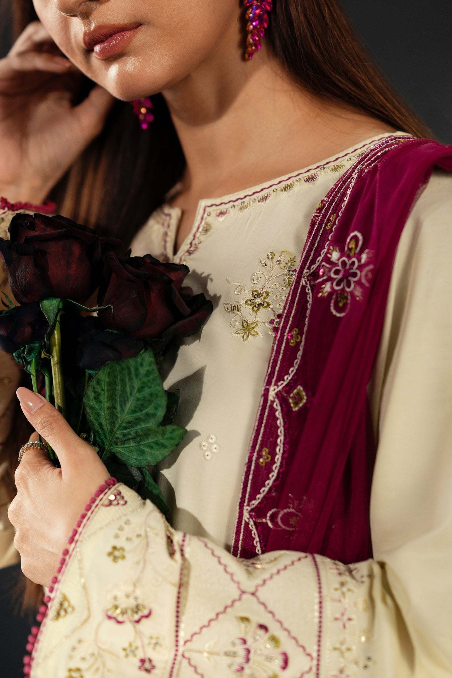 Best Selling - IZZA 3PC EMBROIDERED DRESS