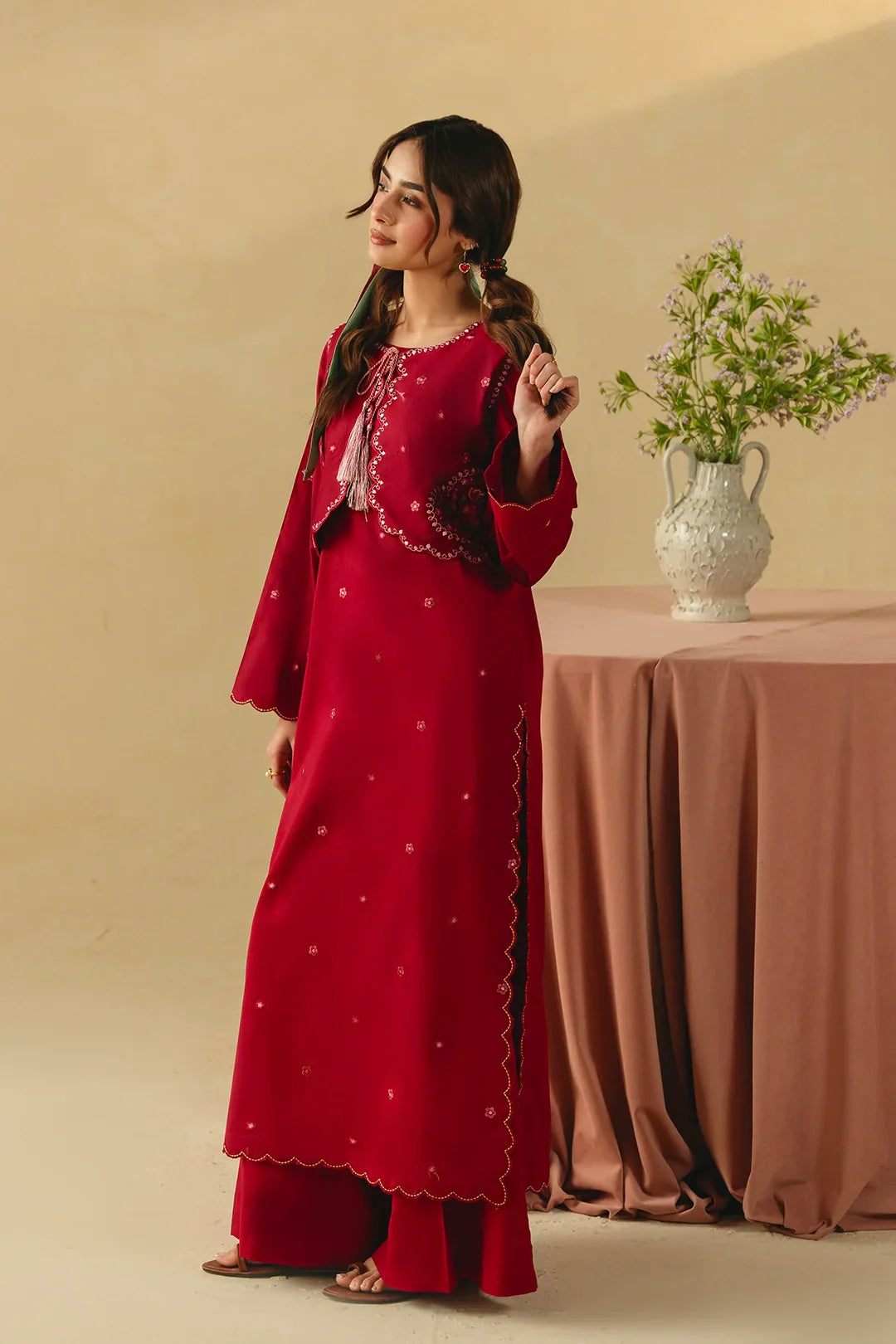 BEST SELLING - ROSELLE 3PC EMBROIDERED DRESS