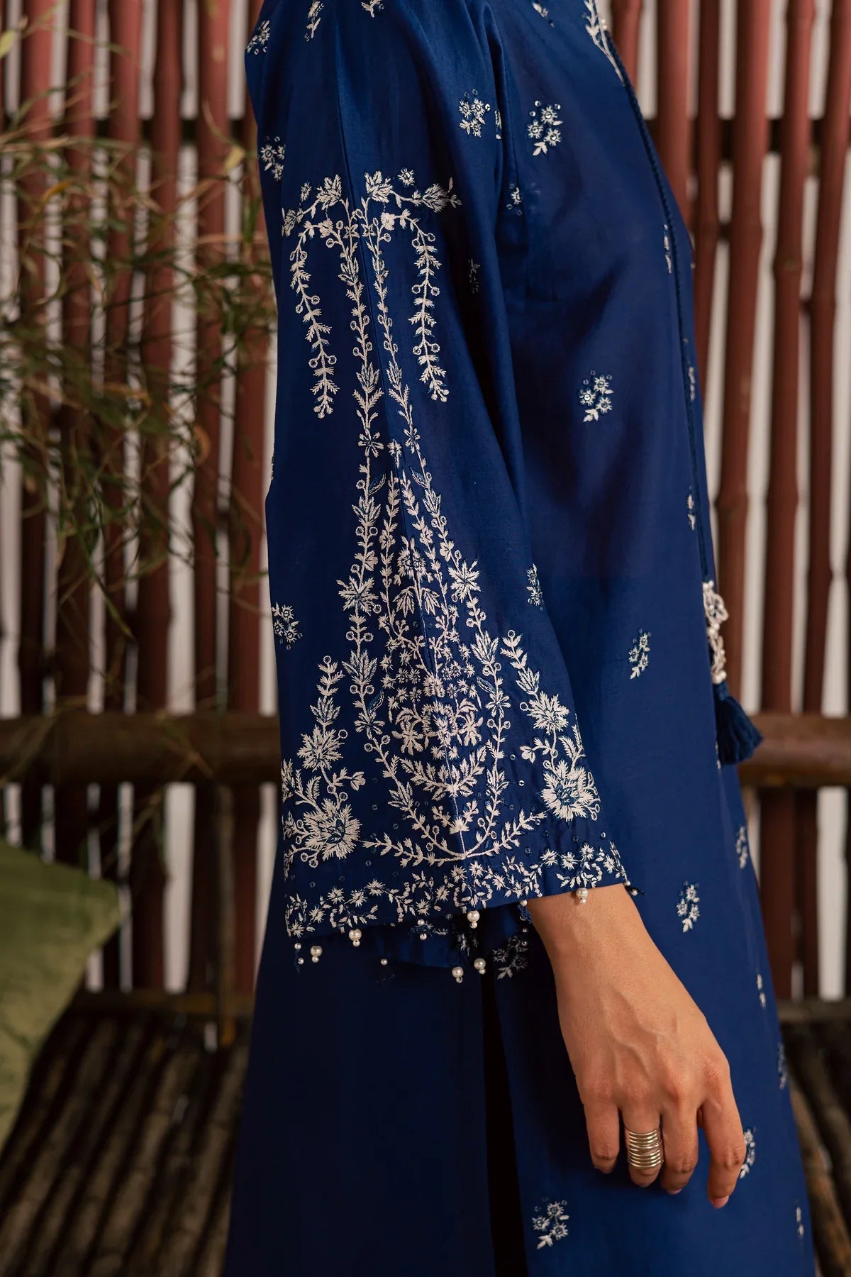 BEST SELLING - BLUE NAIROBI 2PC EMBROIDERED DRESS