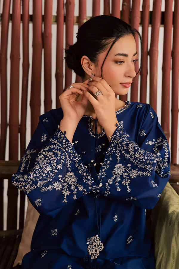 BEST SELLING - BLUE NAIROBI 2PC EMBROIDERED DRESS