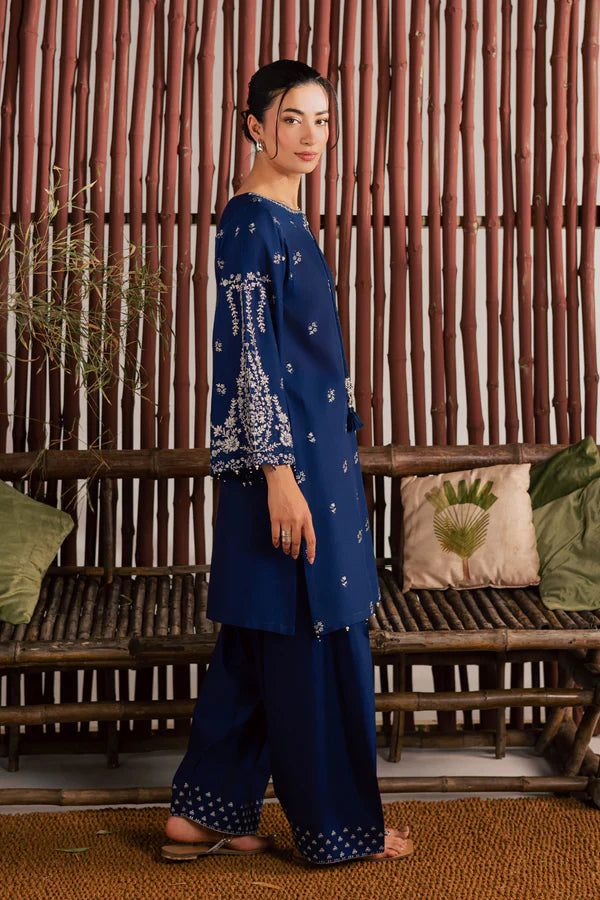 BEST SELLING - BLUE NAIROBI 2PC EMBROIDERED DRESS