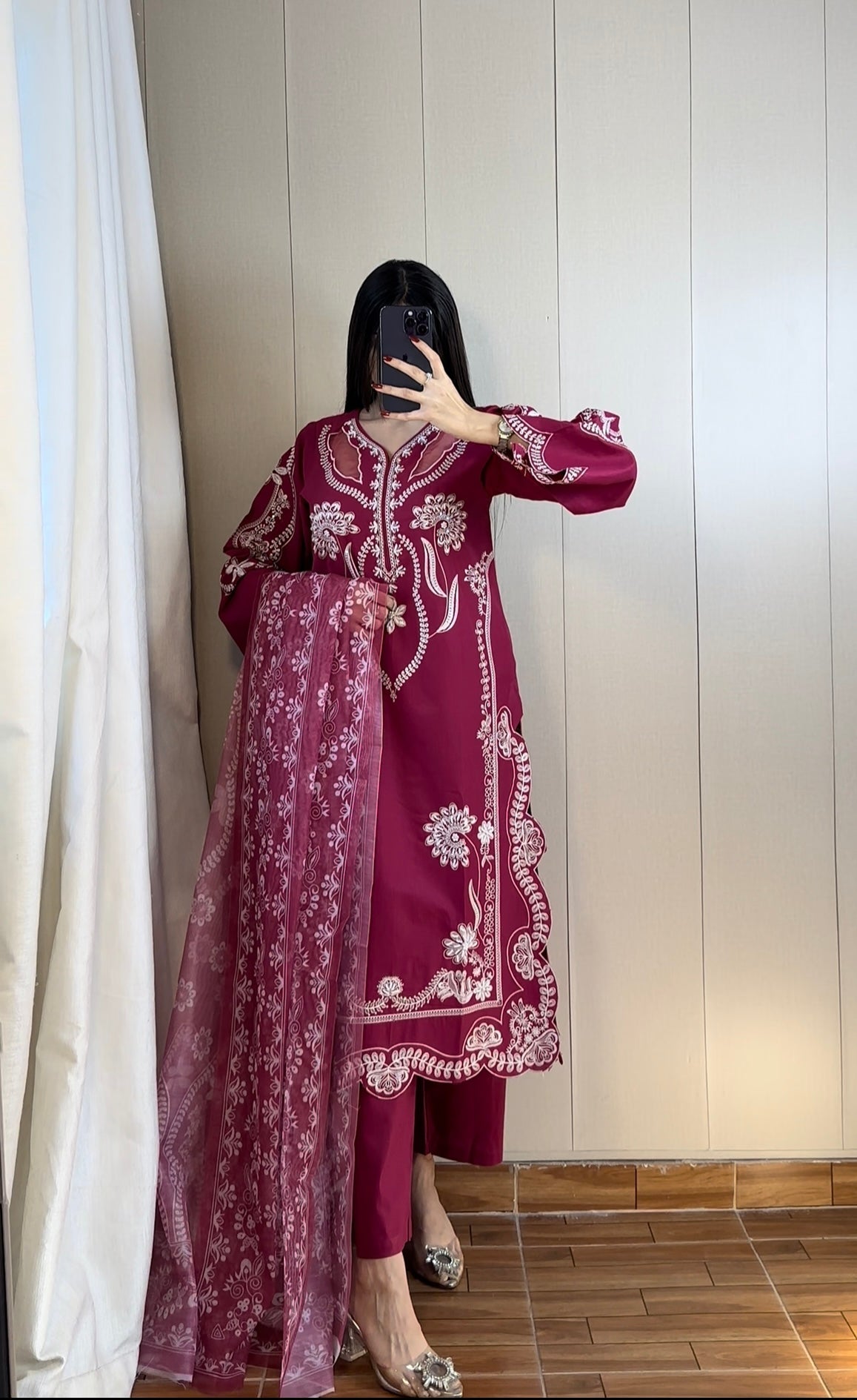 Best Selling - RUBY 3PC EMBROIDERED DRESS