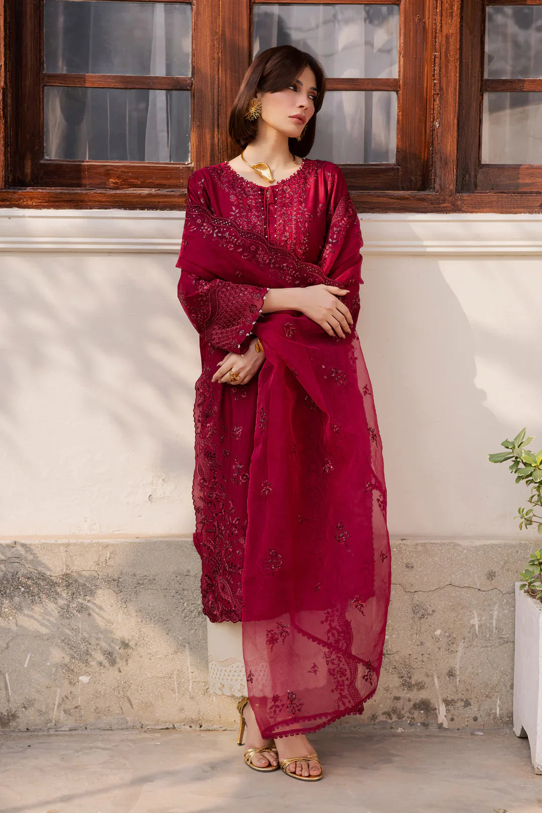 Best Selling - ECUADOR 3PC  EMBROIDERED DRESS