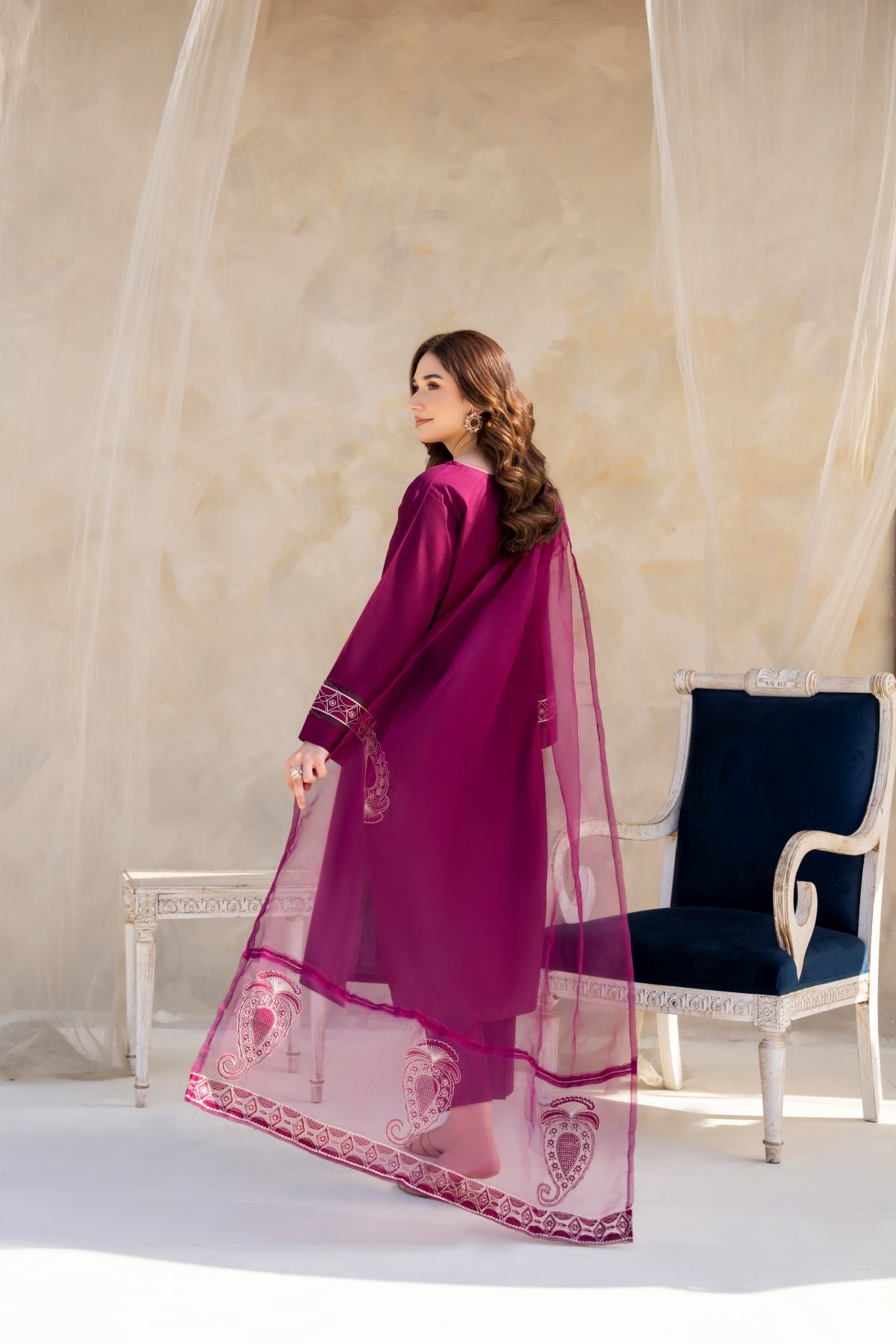 BEST SELLING - 3 PC EMBROIDERED DRESS