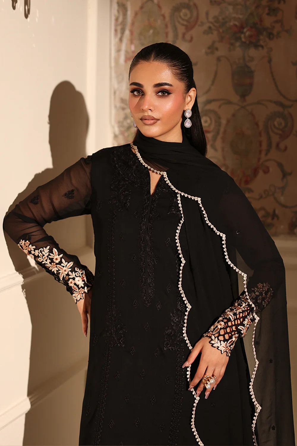 Best Selling - REA 3PC EMBROIDERED DRESS