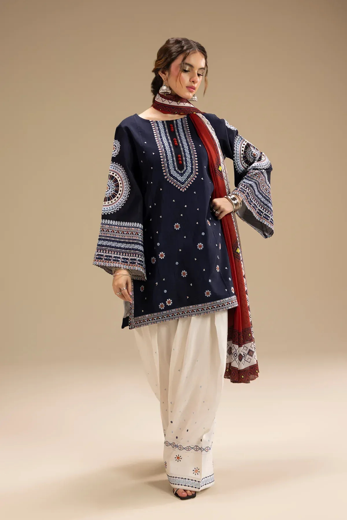 Best Selling - Rangrez - 3 PC Suit